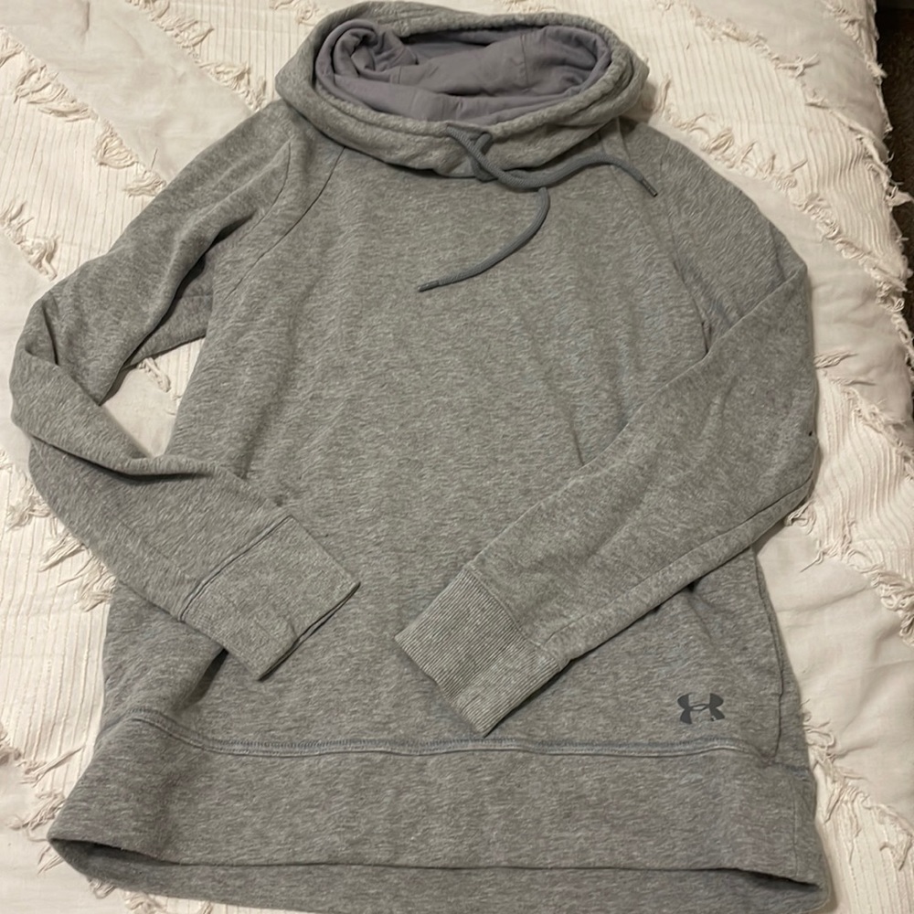 Grey UnderArmour Cowlneck Hoodie